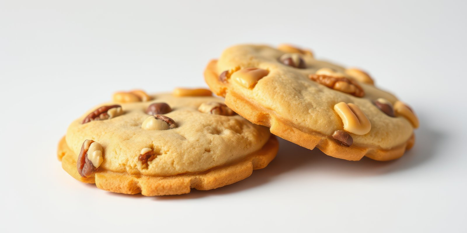 Freshly baked cookies with nuts delightful for any snack time or dessert occasion